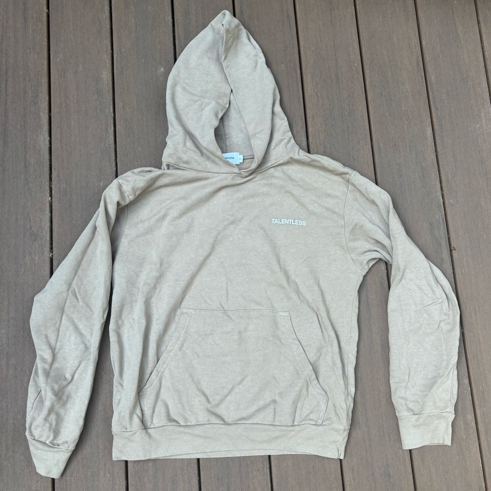 Talentless Lightweight Hoodie Size Large